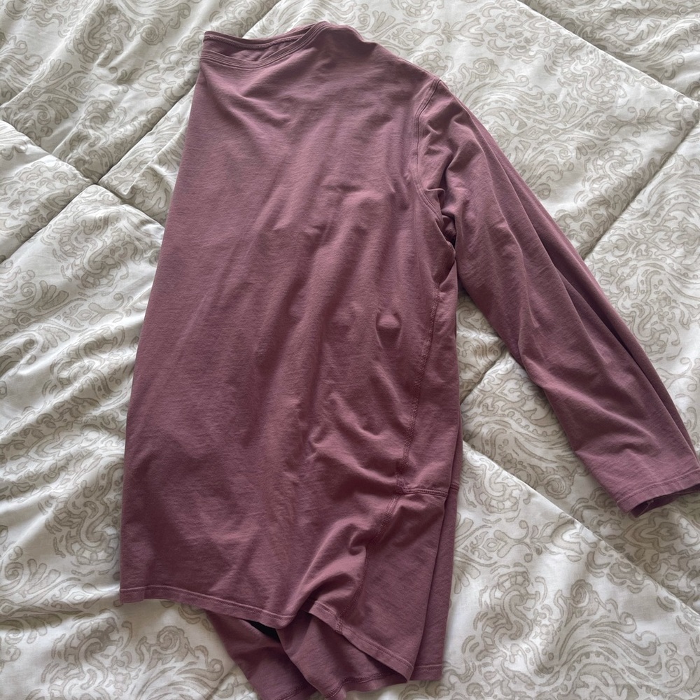 BLUSH PINK LULU LEMON LONG SLEEVE